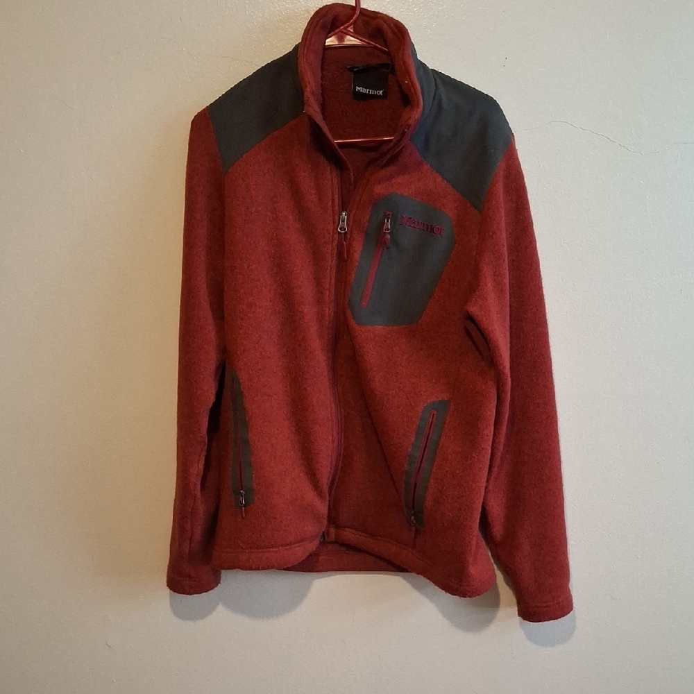 Marmot Red and Gray Jacket